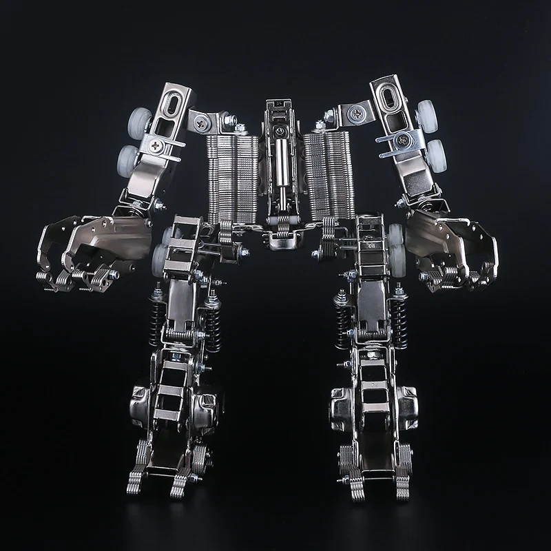 Metall Mecha Modell Kit Mechanische Telefon Halterung Spielzeug 3D Puzzle bausteine DIY Montage Spielzeug für Kinder Erwachsene Geburtstag Geschenk