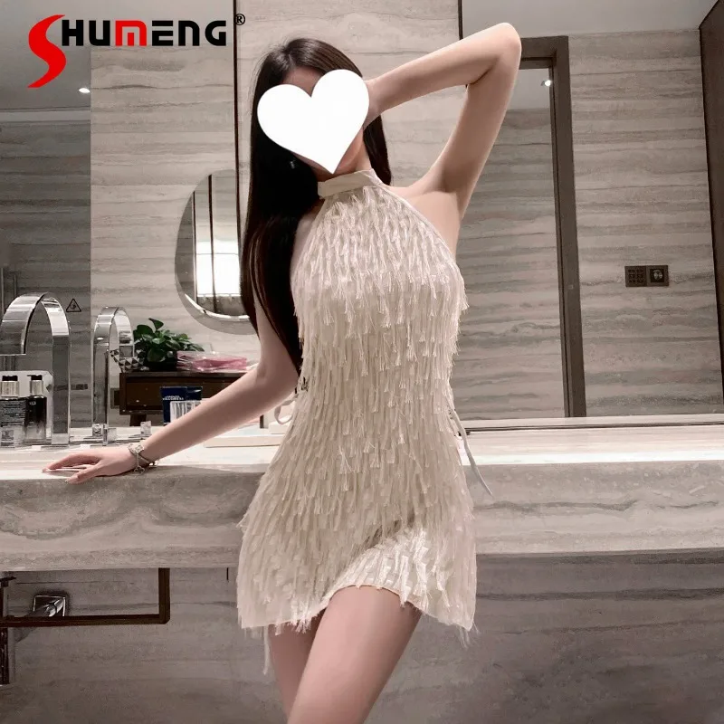 

Sexy Nightdress Couple's Intimate Robe Female Lady Style Tassel Side Slit Lace Up Nightgowns Women's Japanese Sweet Lingerie