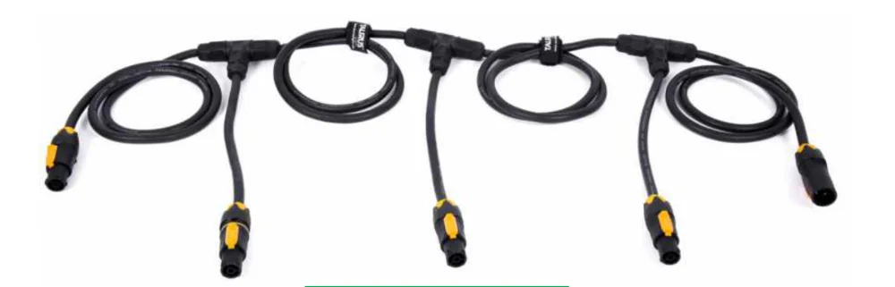 Powercon-kabel voor audioapparatuur voor podiumverlichting