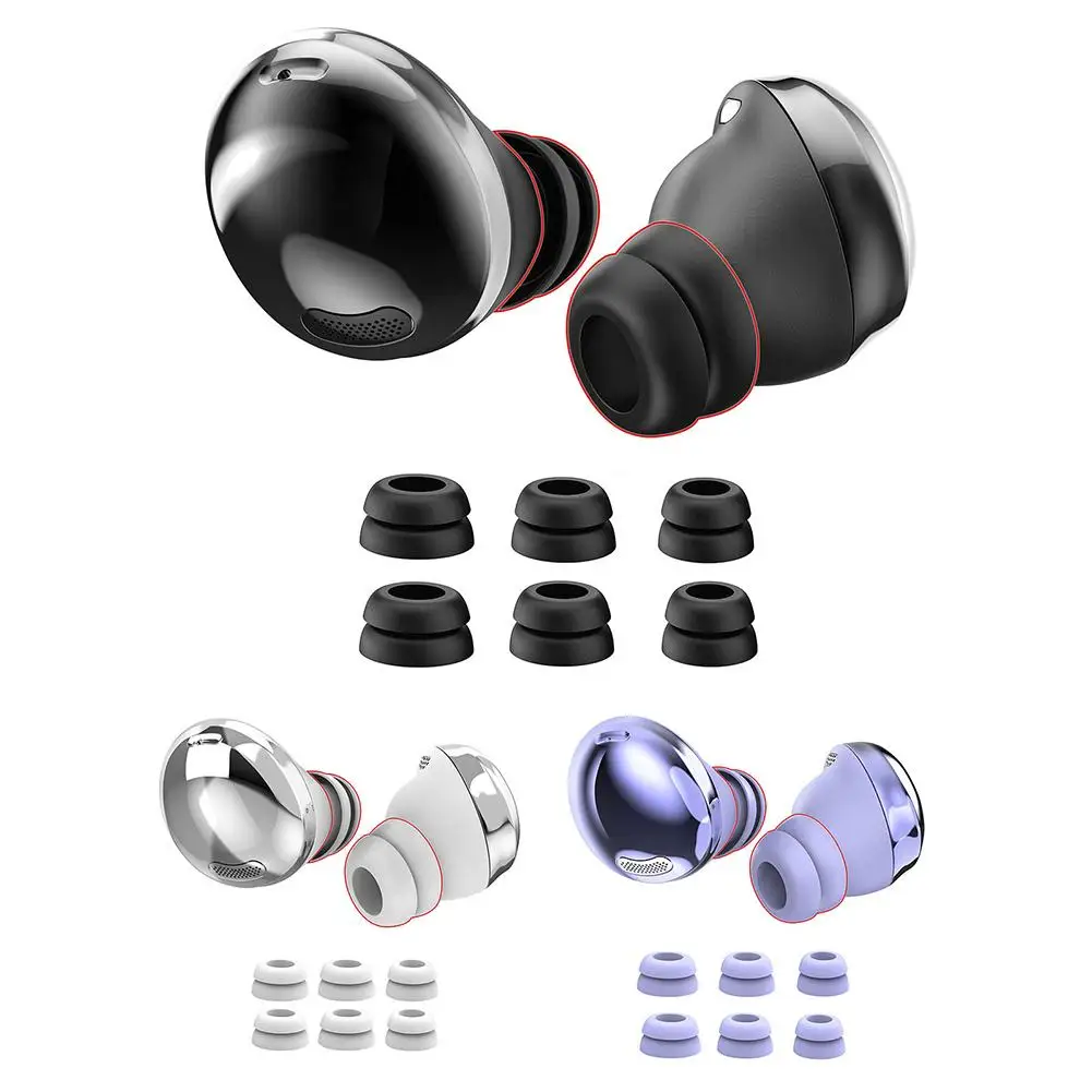 Silicone Earbuds Anti-slip Anti-lost Comfortable Ear Caps Compatible For Samsung Galaxy Buds Pro Headphones Earbud Ear Tips