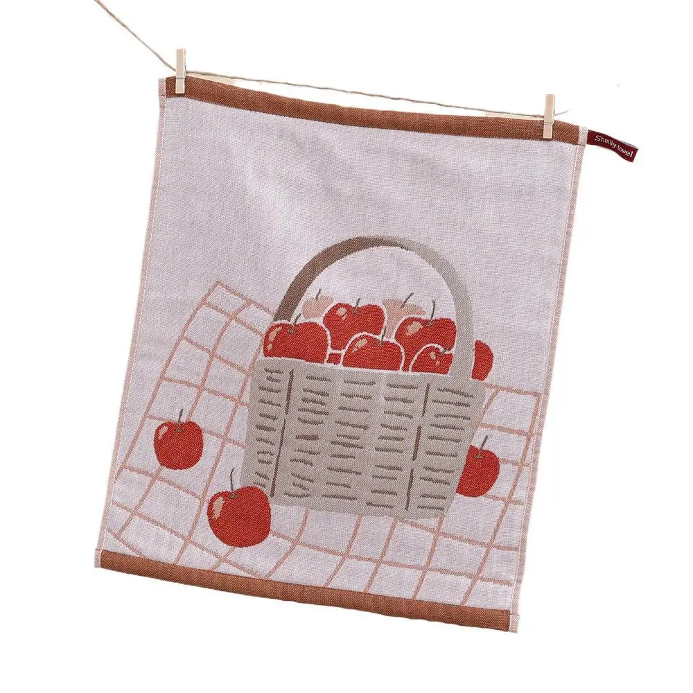 مناشف أطباق شاش قطن للمطبخ 35*40 سم 3 قطع كرتون رقيق 8 أنماط