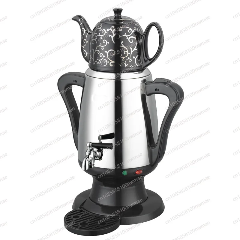 

3.5L household double-layer child and mother pot stainless steel Russian pot Turkish thermal insulation kettle