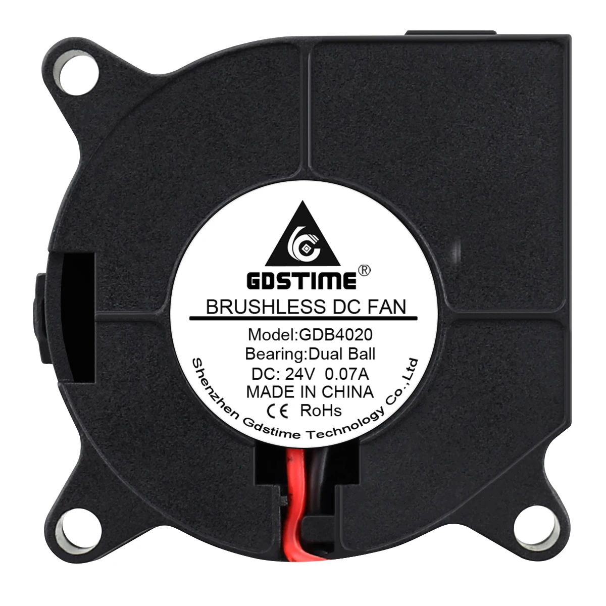 2 قطعة Gdstime تيار مستمر 24 فولت 40x40x20 مللي متر 40 مللي متر فرش المزدوج الكرة منفاخ مروحة 4020B 4 سنتيمتر طابعة صغيرة ثلاثية الأبعاد العادم توربو منفاخ مروحة التبريد