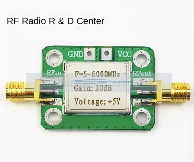 Ultra-Wide Band Medium Power Amplifier (5 -- 6000MHz, Gain 20dB)