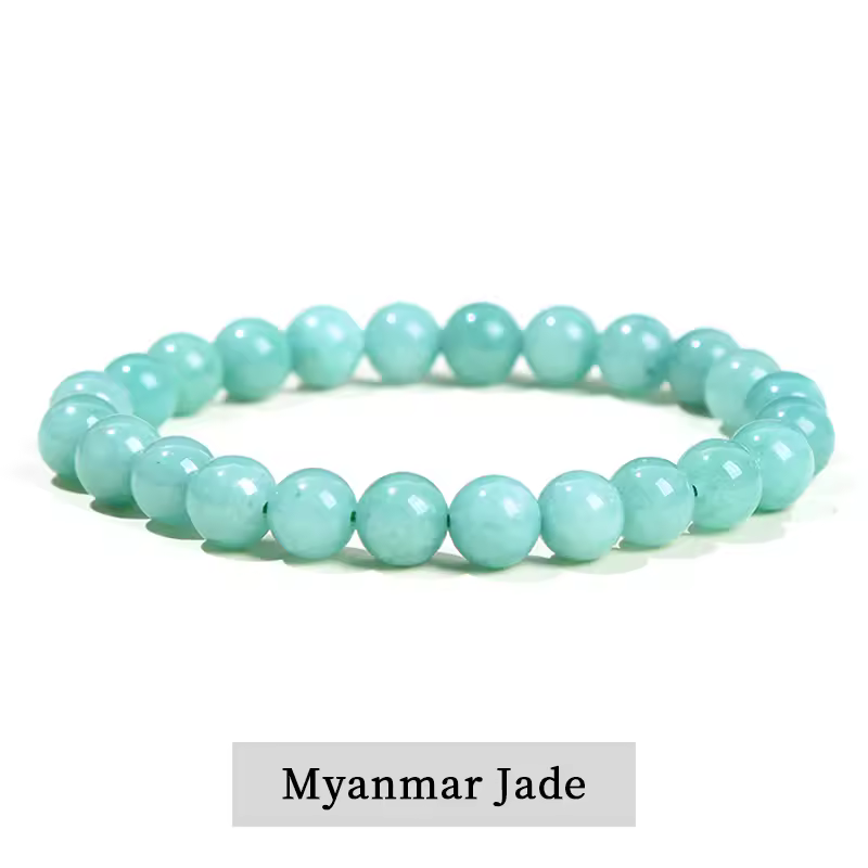 JD Natural Stone Beads Bracelet Amethyst Tiger Eye Crystal Quartz Agate Gem Beads Bangles Women Men Reiki Healling Jewelry Gift - Image 25