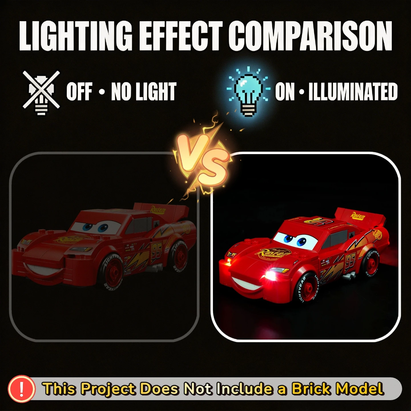 Светодиодная лампа HPROSPER 5V – обзор и цена Lighting Mcqueen Wall Decor