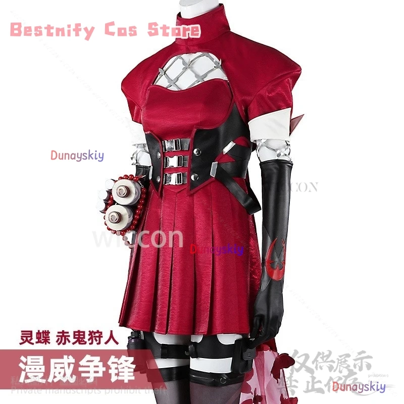 アニメゲームライバルコスプレサイロックベッツィブラッドック衣装新しいドレス赤いスーツ帽子小道具かつらハロウィンクリスマスコスプレ