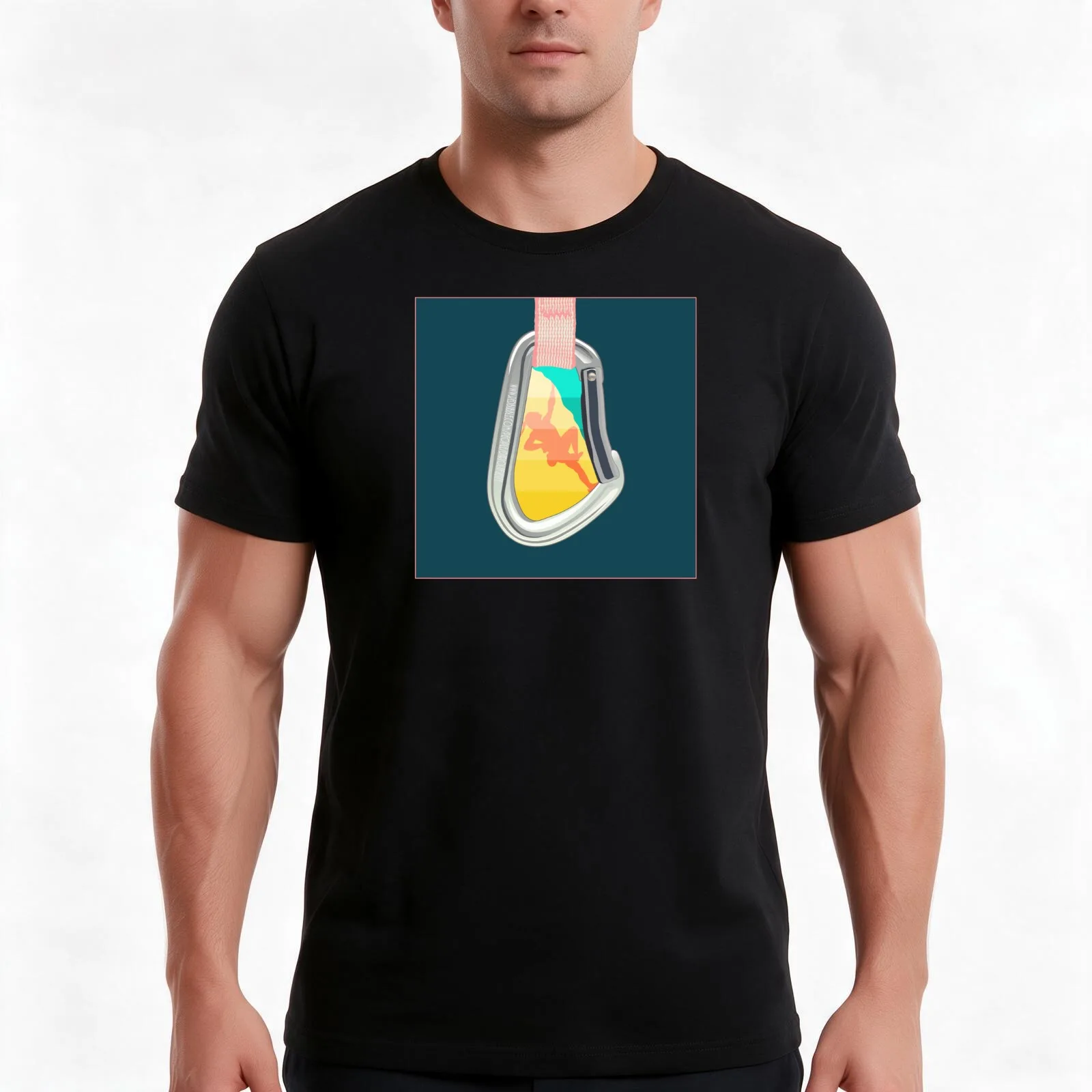 Magic carabiner T-Shirt Summer Casual Cotton Tee Oversized Streetwear Tops Vintage Graphic Print Loose Fit Short Sleeve