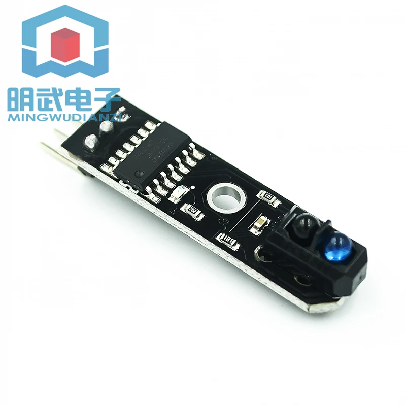 1-Way Tracking Module Intelligent Car Infrared Tracking Probe Tracking Tracking Sensor Black and White Line Detection