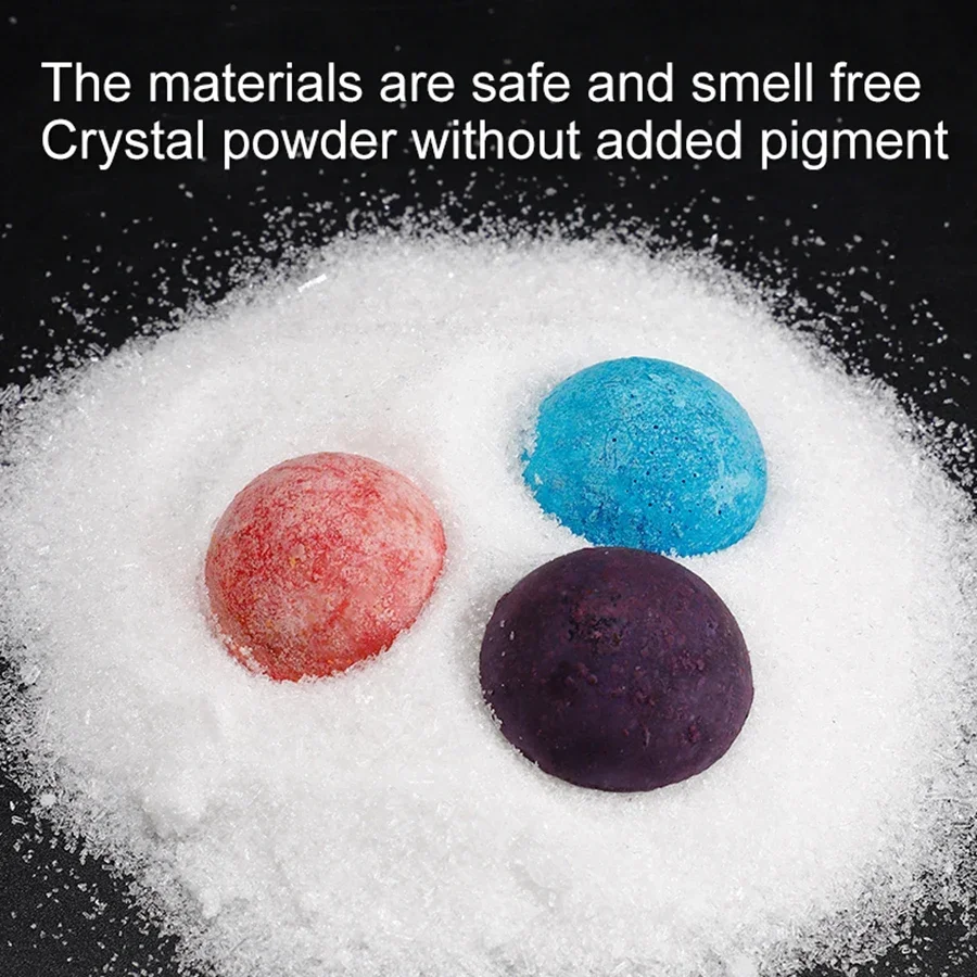 Expériences de plantation de cristaux, jouets scientifiques et éducatifs, cristaux groutibles DIY, couleur aléatoire, cadeaux de noël/Halloween