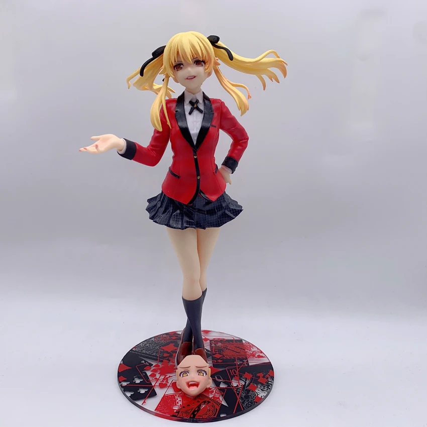 10CM-22CM ARTFX J KAKEGURUI Jabami Yumeko Meari Saotome Ver Gril Anime Figure hard PVC Action Collection Model Doll Gift #388