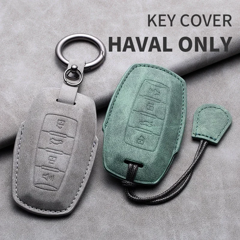 

Leather Car Key Case Cover For Great Wall Haval Hover H6 H1 H4 H6 H7 H9 F5 F7 H2S F7x Jolyon Dargo for Haval H6 2022 Keychains