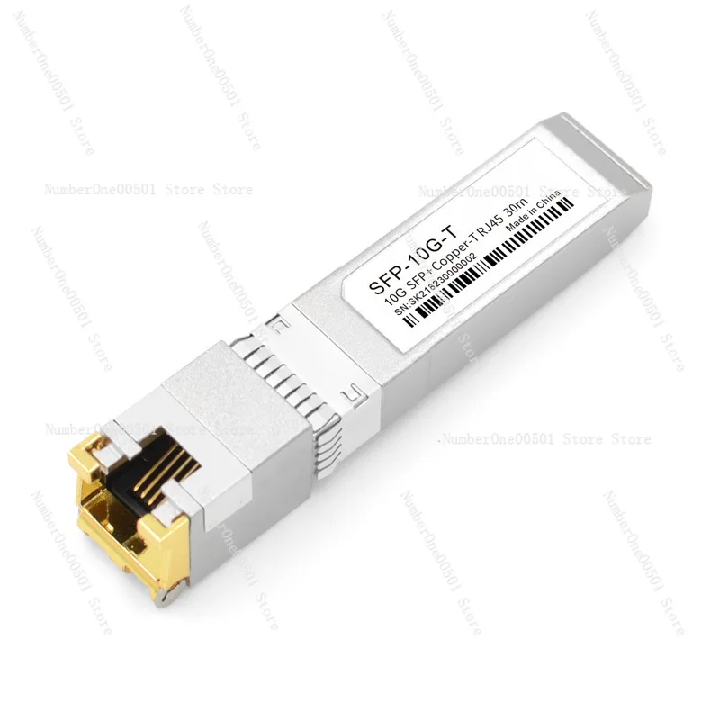 10 Gigabit Electrical Port Adaptive RJ45 Optical Module Fiber Optic Communication Accessory