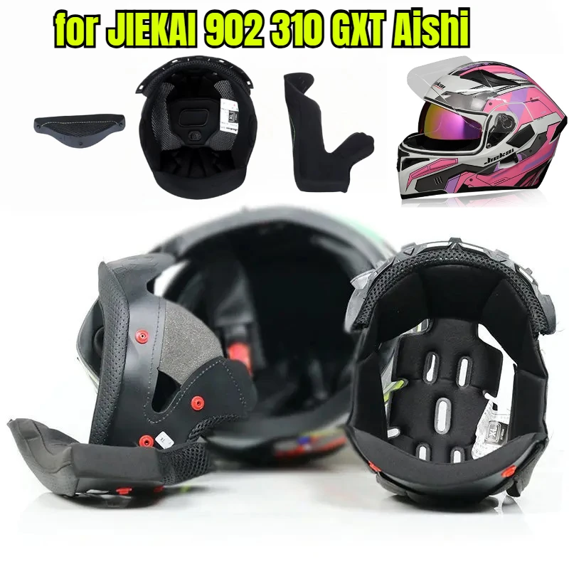 Motorcycle Helmet Liner Ear Line JIEKAI 902 310 Helmet Lining for GXT Aishi S-XXXL Cycling Helmet Lining