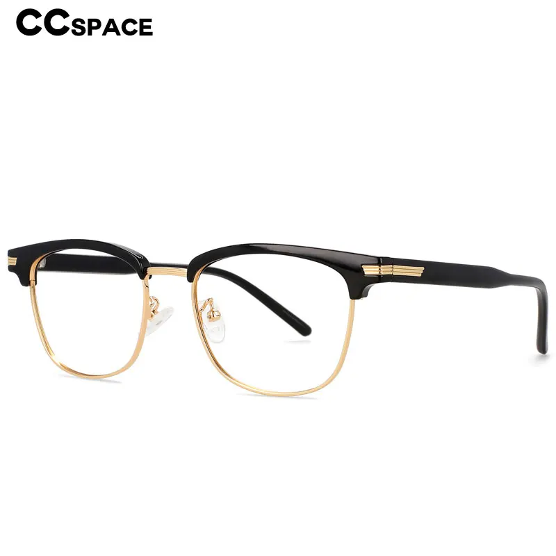 55867 Tr90 Retro Anti Blue Glasses Frames Women Metal Optical Fashion Computer Eyeglasses Customized Prescription Glasses