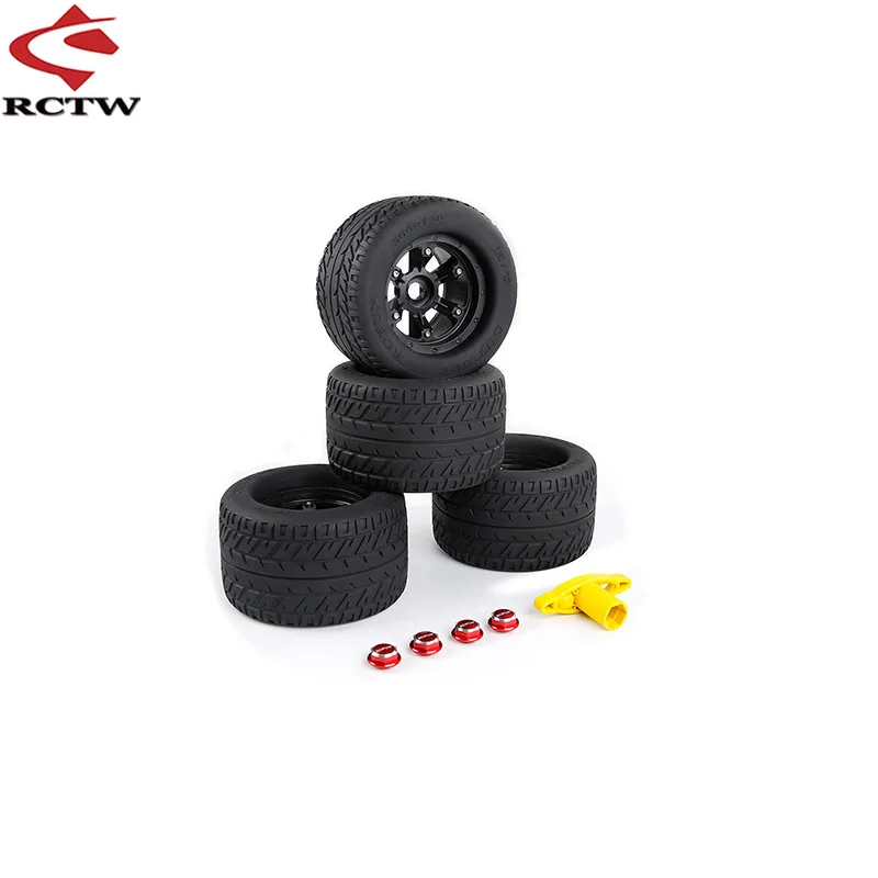 High Quality on-Road Off-road Wheel Tire 4pcs Size:200*120mm for 1/5 Rc Car Traxxas MAX-X TRX X-Maxx XMAXX Truck Parts