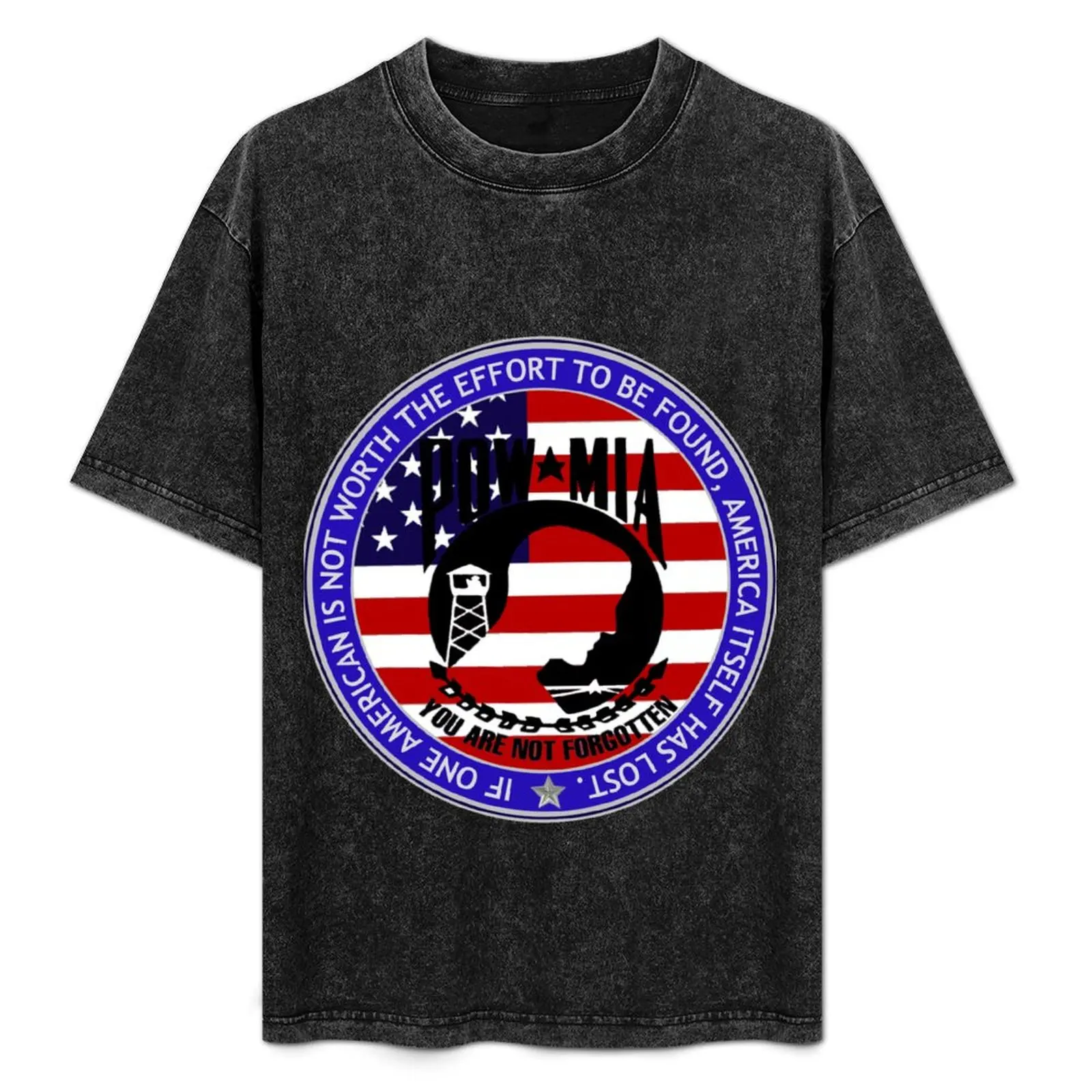 

Even 1 American POW-MIA T-Shirt men t shirt cotton 100% man t shirts for men casual T-Shirt