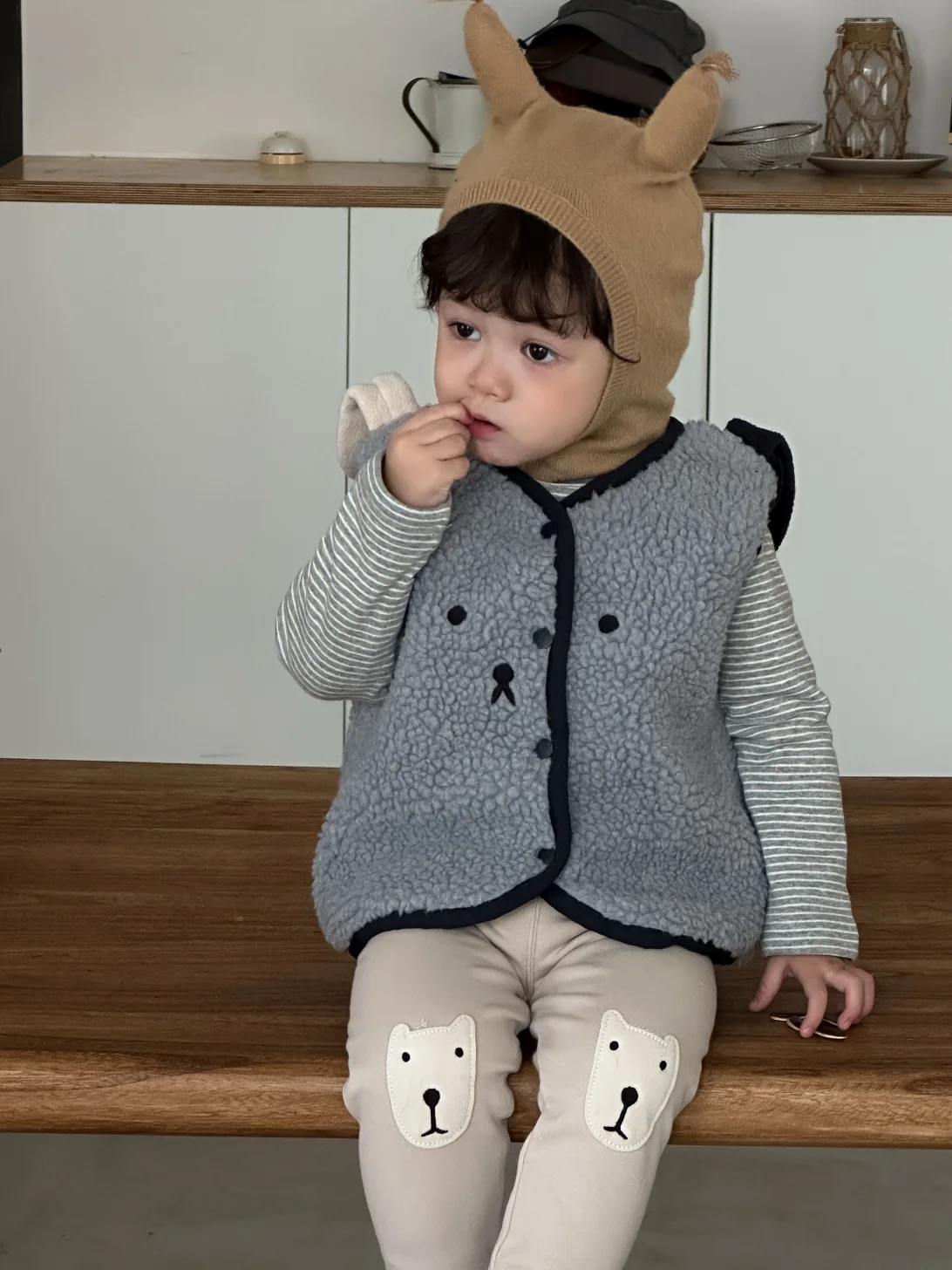 Рисунок 4 - Зима 2022, новый детский плюшевый жилет без рукавов