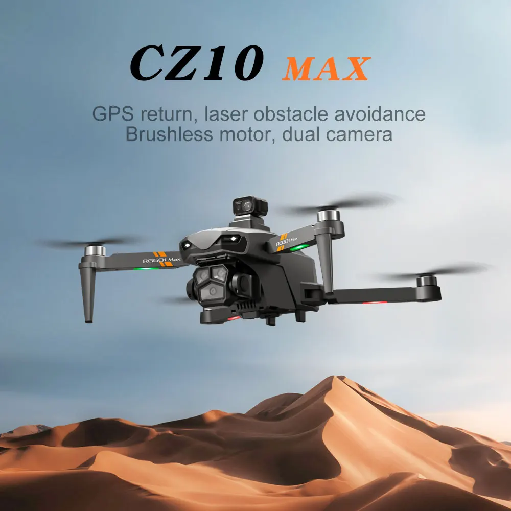 

CZ10 Drone 8K Professional Quadcopter GPS HD Dual Camera 5G RC Helicopter FPV Obstacle Avoidance Wide Angle Aerial Aircraft Toys