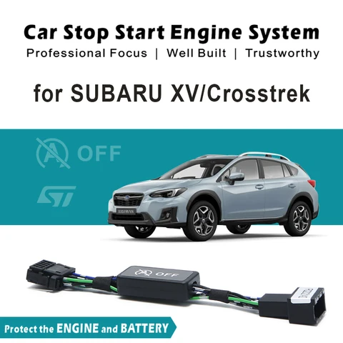 Автоматический переключатель остановки для SUBARU XV Crosstrek GT 2017-23, автомобильный автоматический запуск, стоп, система элиминатора двигателя, вилка управления устройством