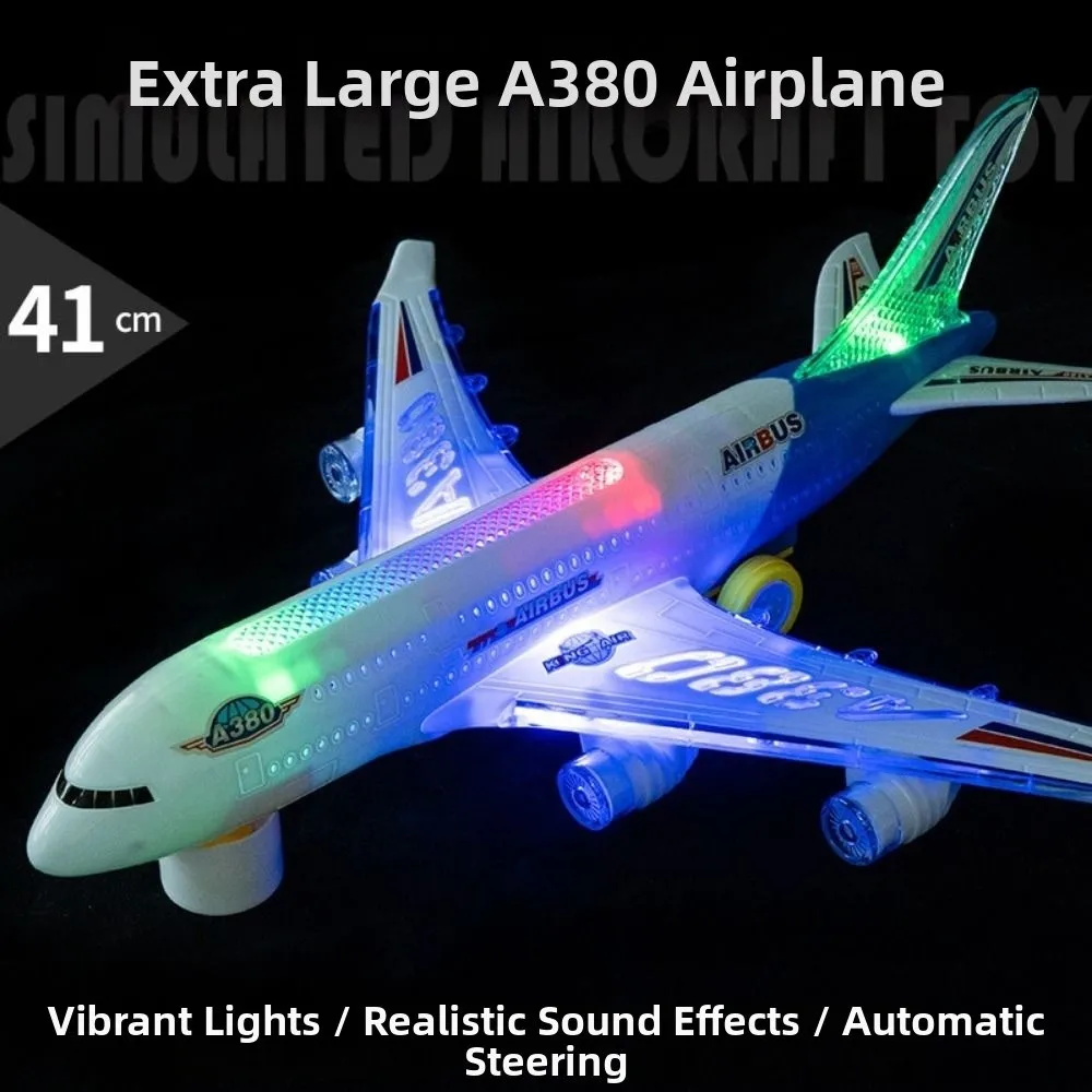 New with Music Plane Gift Plastic Multistyles Electronic Aeroplane Automatic Rotation For Children