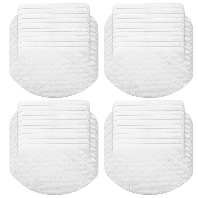 M12K-40PCS Replacement Disposable Mop Cloths For Ecovacs Deebot Ozmo 950 920 905 Rags Robotic Vacuum Cleaner