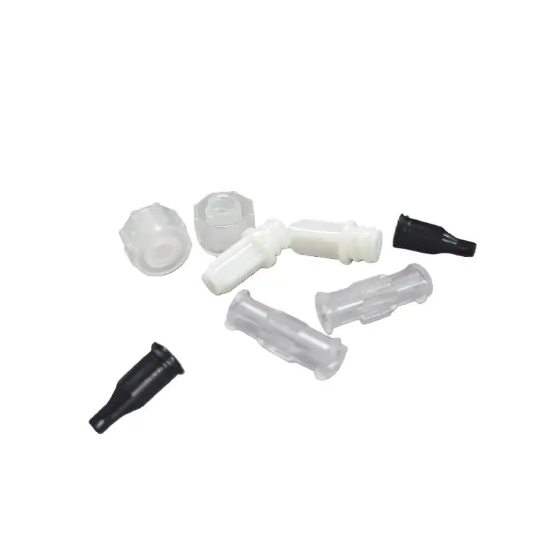 10 قطعة موصل حقنة بلاستيكية شفافة مانعة للتسرب مزدوجة اللولب الطبية العقيمة Luer قفل محول لتقوم بها بنفسك الملحقات #1