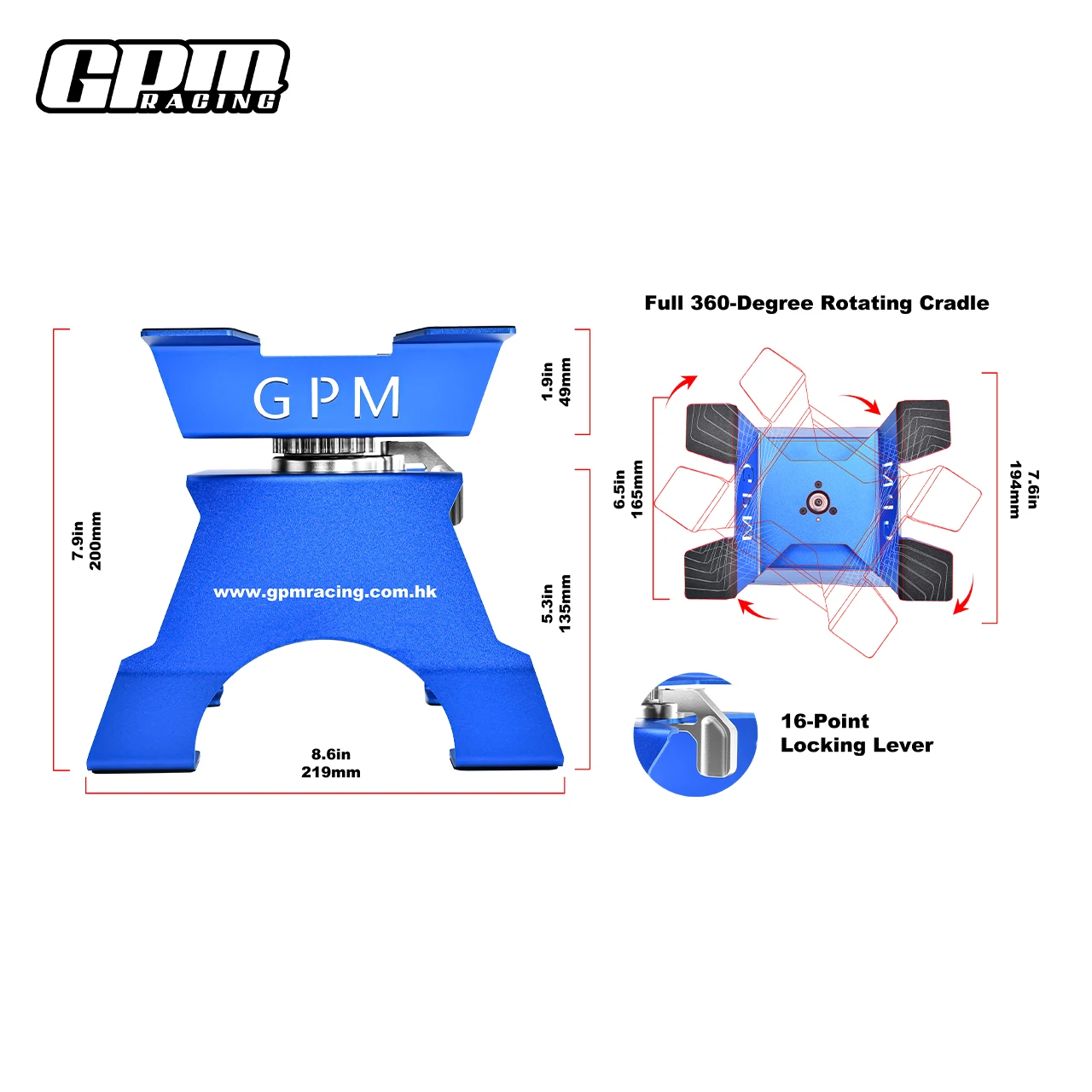 

GPM 1/5, 1/6, 1/7, 1/8, 1/10 модель БОЛЬШОЙ для АЛЮМИНИЕВОГО радиоуправляемого автомобиля/ПОДСТАВКИ