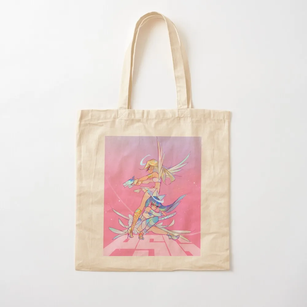 

Panty and Stocking with Garterbelt: Panty and Stocking!! Tote Bag shopping bag custom bags tote bag men Gift Canvas Tote