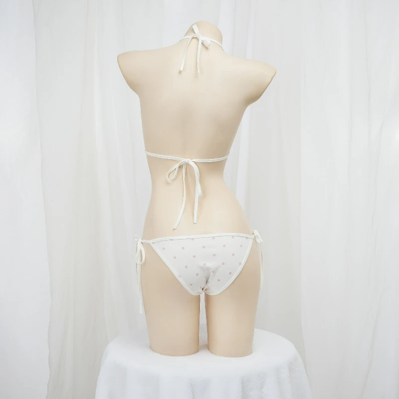 Sexy Lingerie Anime Print Bikini Set Sexy Triangle Bra Tie Side Panty Kawaii St… - Image 5