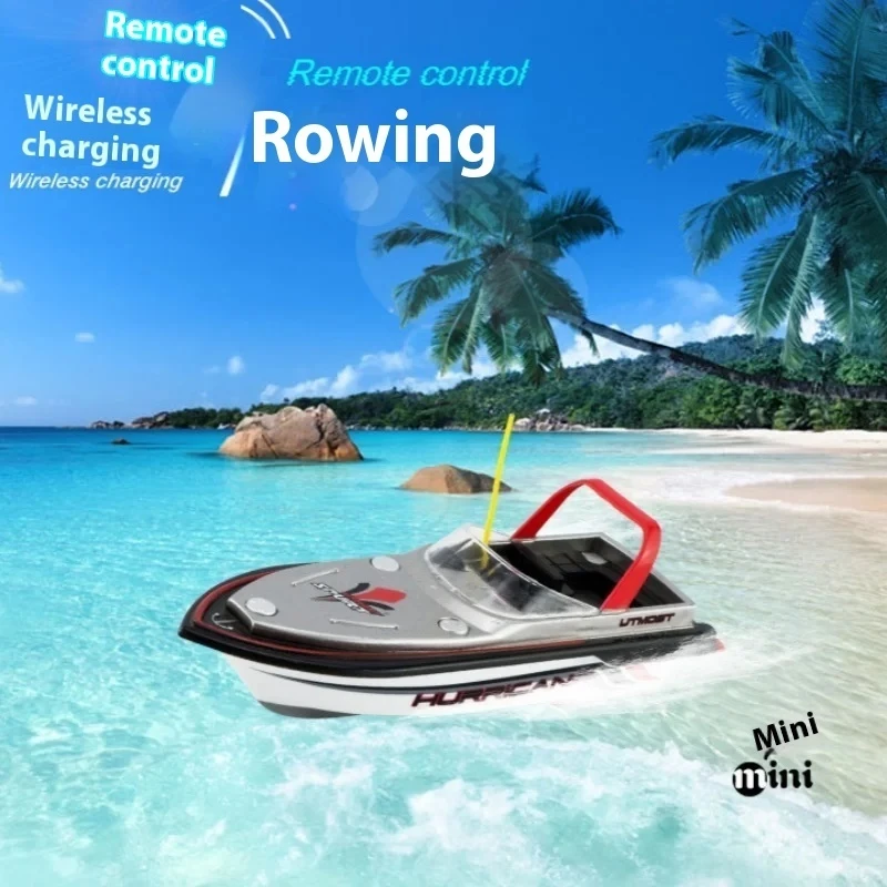 Remote Control Boat Mini Remote Control Submarine Model Speedboat Children's Toy Lake Hobby Toy Summer Pool Water Park Games