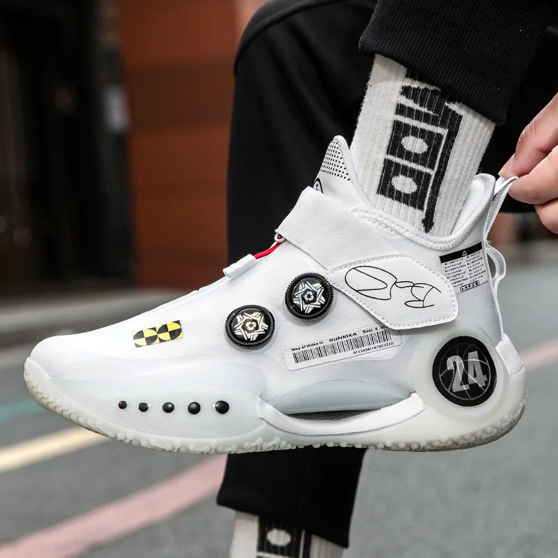 Men's Casual Basketball Sneakers - Classic Sport Style Shoes for Daily Wear and Comfortable Walking view 5