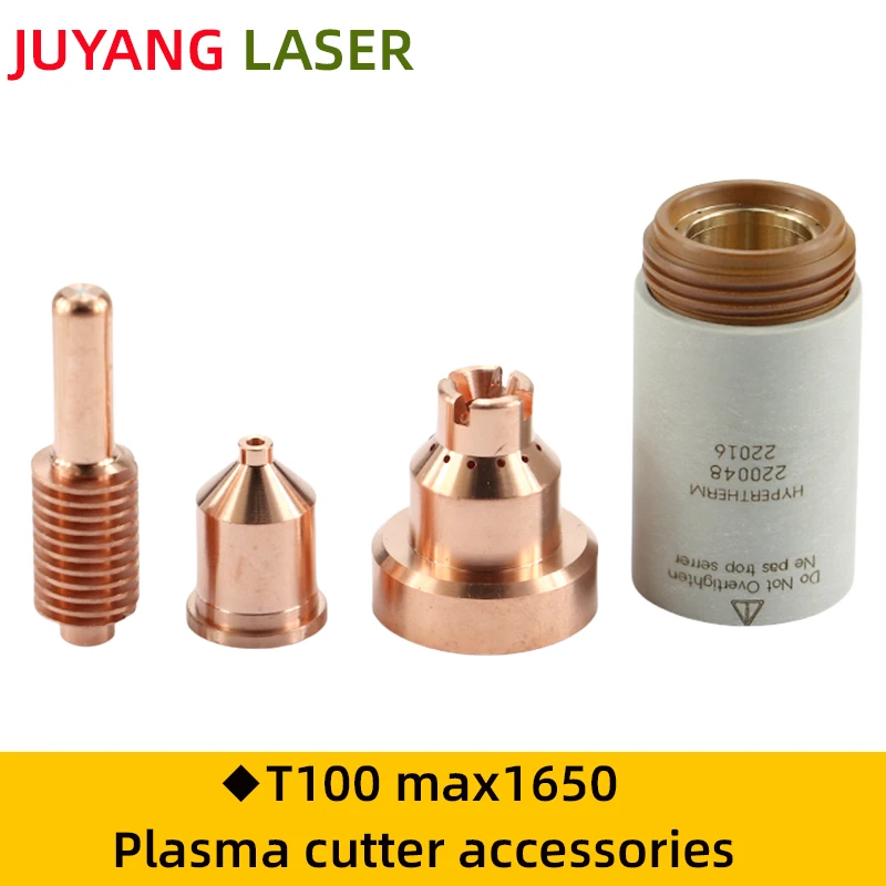 max1650 T100M plasma cutting gun electrode 220037 nozzle 220011 protective cap 220047 shielding cover 220048 torch 128754