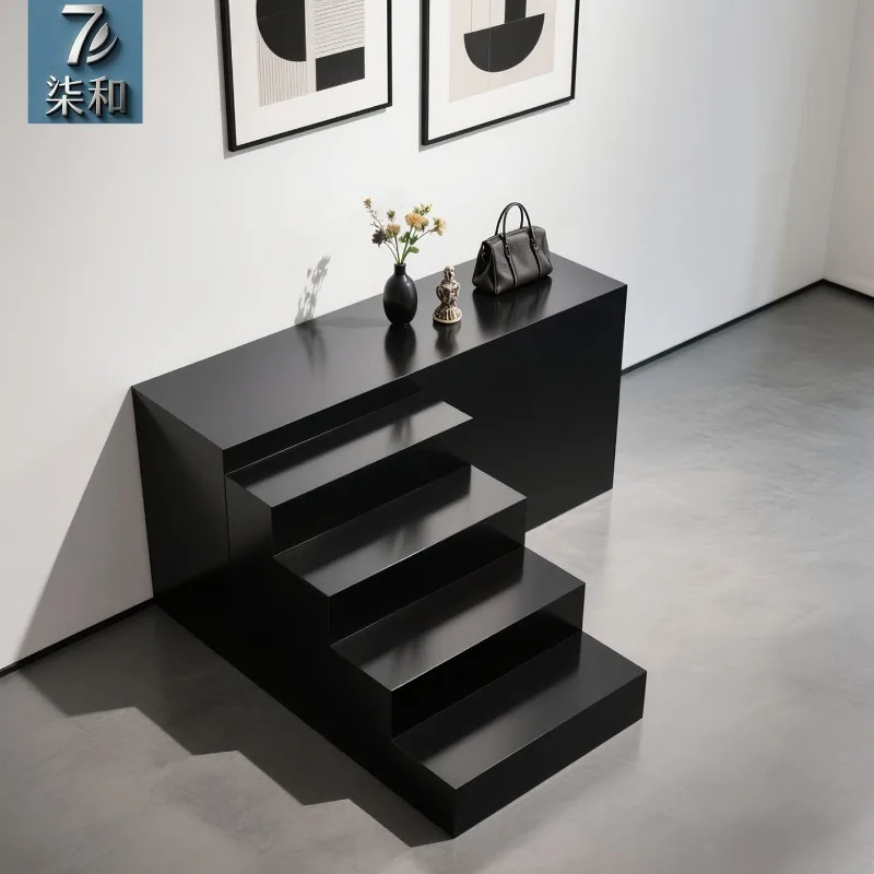 Zhongdao Display Cabinet Customized Paint Trapezoidal Zhongdao Cabinet Flow Table Company Booth Exhibition Hall Product Display