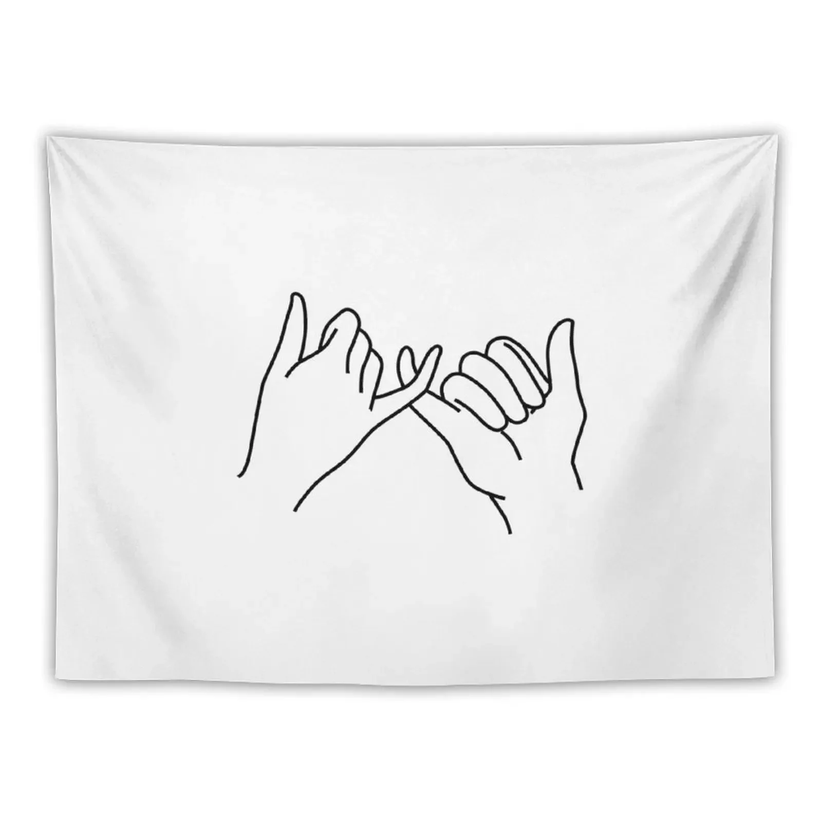 Customizable pinky promise Tapestry Wall Art Things To Decorate The Room Bedroom Decor Room Decor For Girls Tapestry