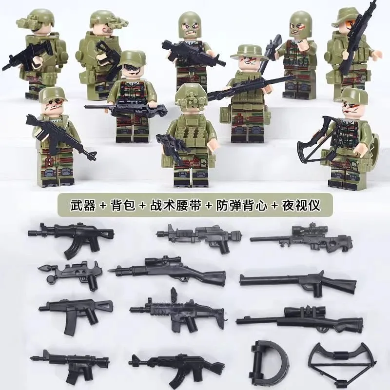 Kinder Bausteine Spielzeug Mini Figur Humanoiden Puppen Cartoon Charakter Geburtstag Geschenk Pädagogisches Spielset für Kinder