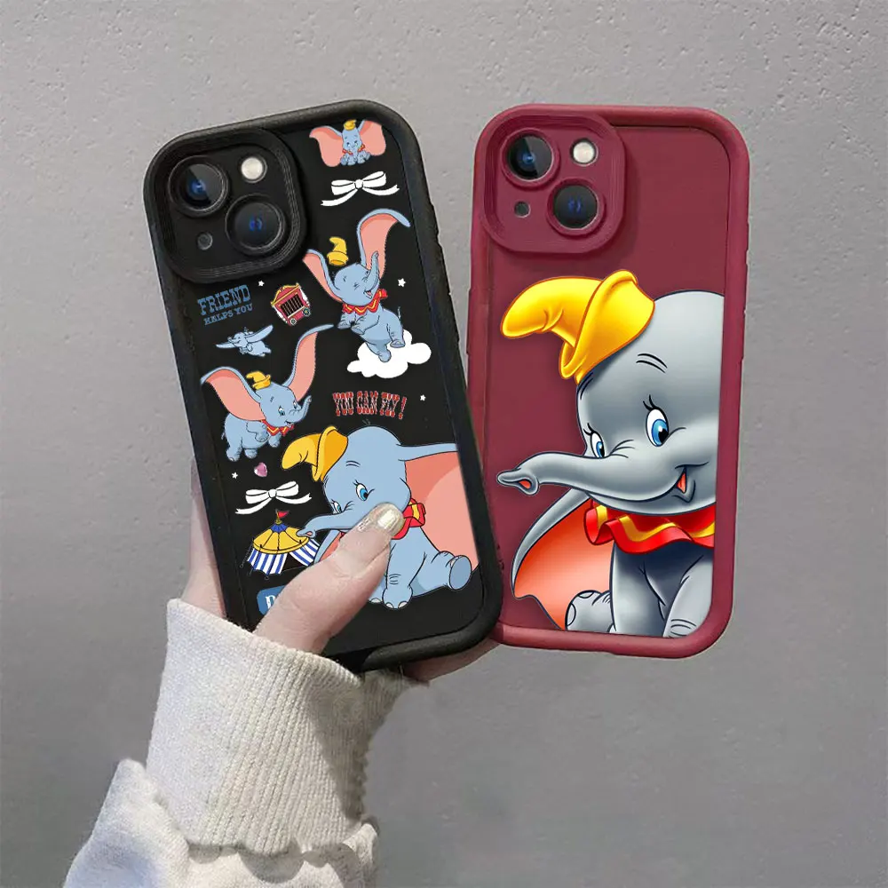 Disney's Baby Mine Dumbo Phone Case For VIVO Y19 Y20 Y15S Y17 Y21 Y22S Y27 Y28 Y35 Y36 Y50 Y51 Y72 Y75 Y76 Y77 Y78Y81 Y91 Case