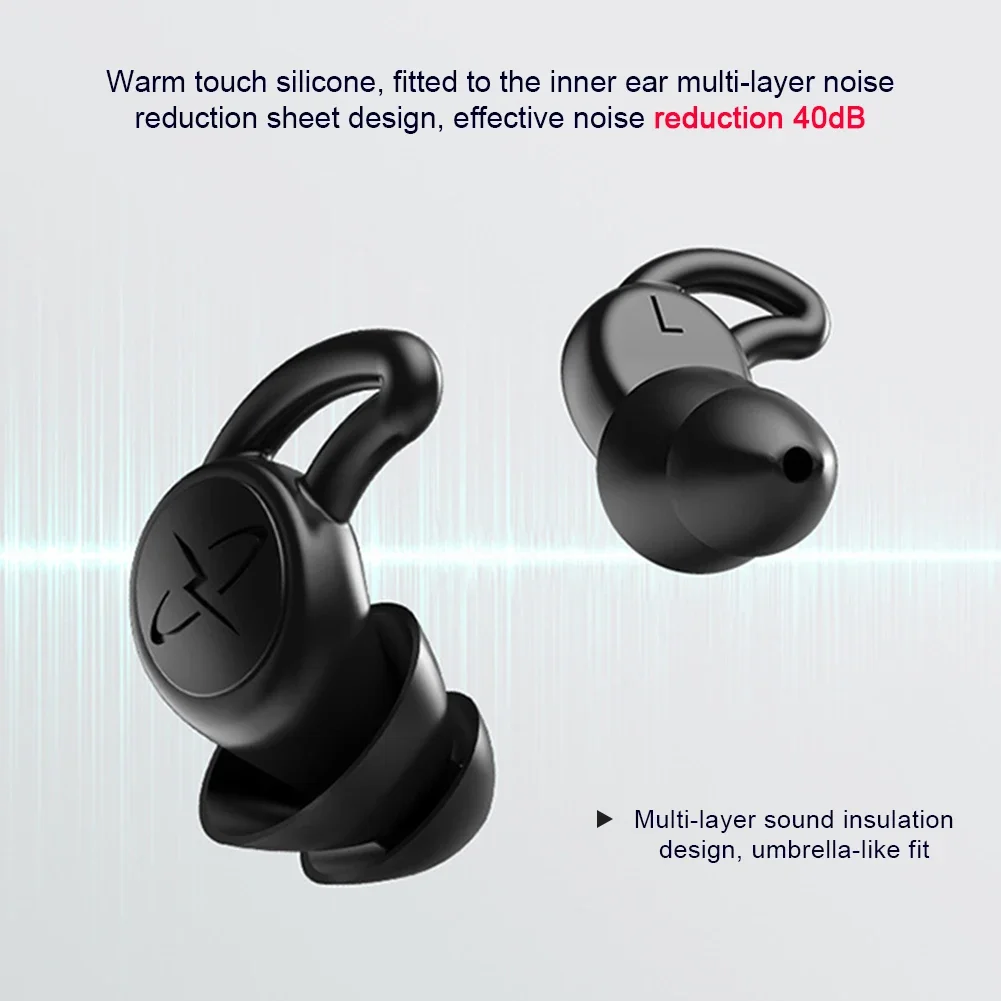 Soundproof Ear Plugs For Sleeping Noise Cancelling Hearing Protection, Soft Silicone Reusable Ear Plugs for Sleeping,Swimming