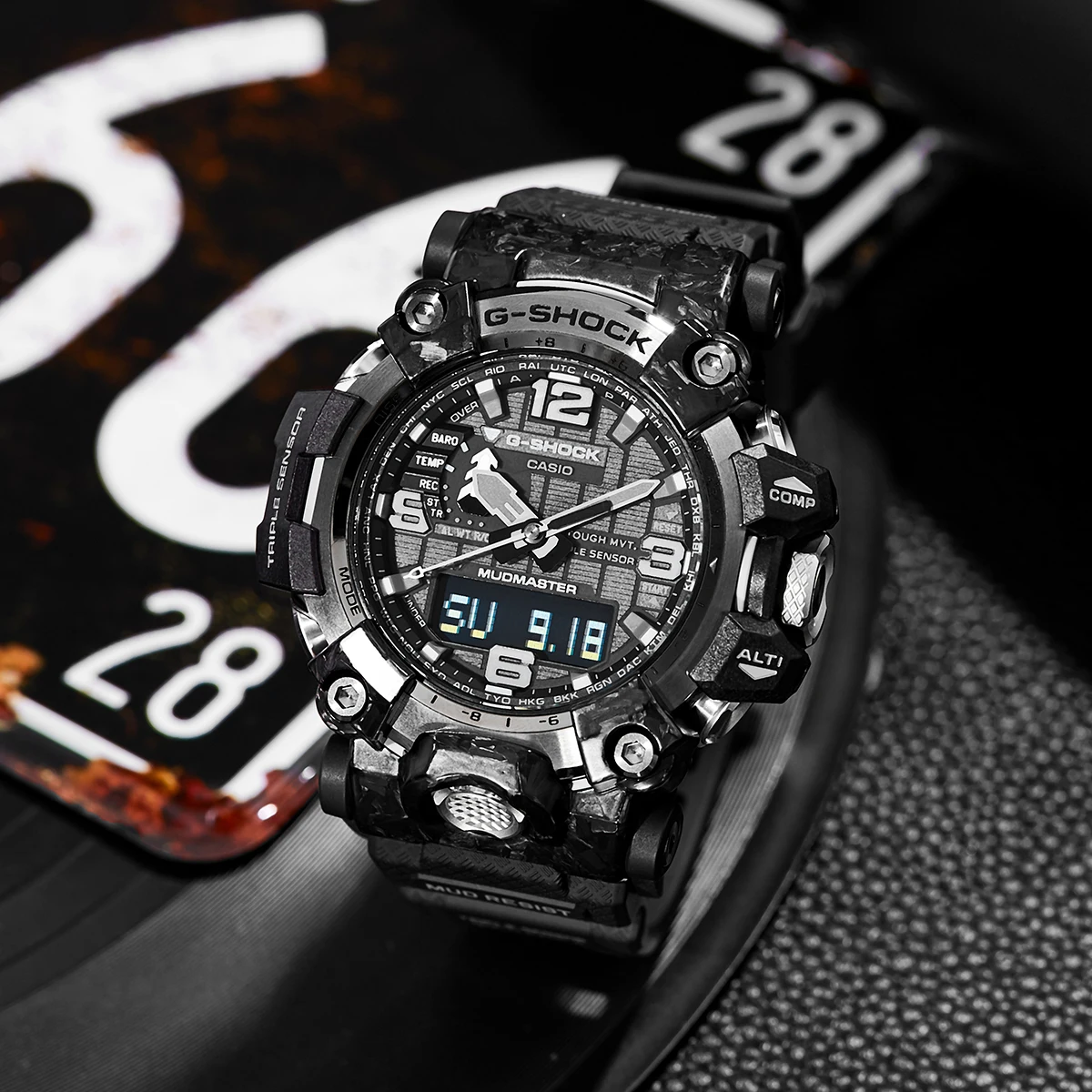 Casio watch for men g shock MASTER OF G - LAND MUDMASTERsolar energy antimagnetic and shockproof sapphire waterproof sport watch