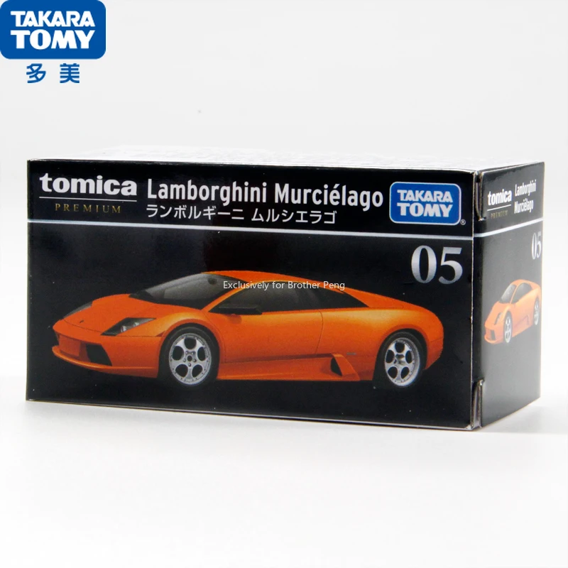 TAKARATOMY 1/64 Tomica Premium TP05 Lamborghini Murcielago รถจําลองรถชุดเครื่องประดับเด็กของขวัญ