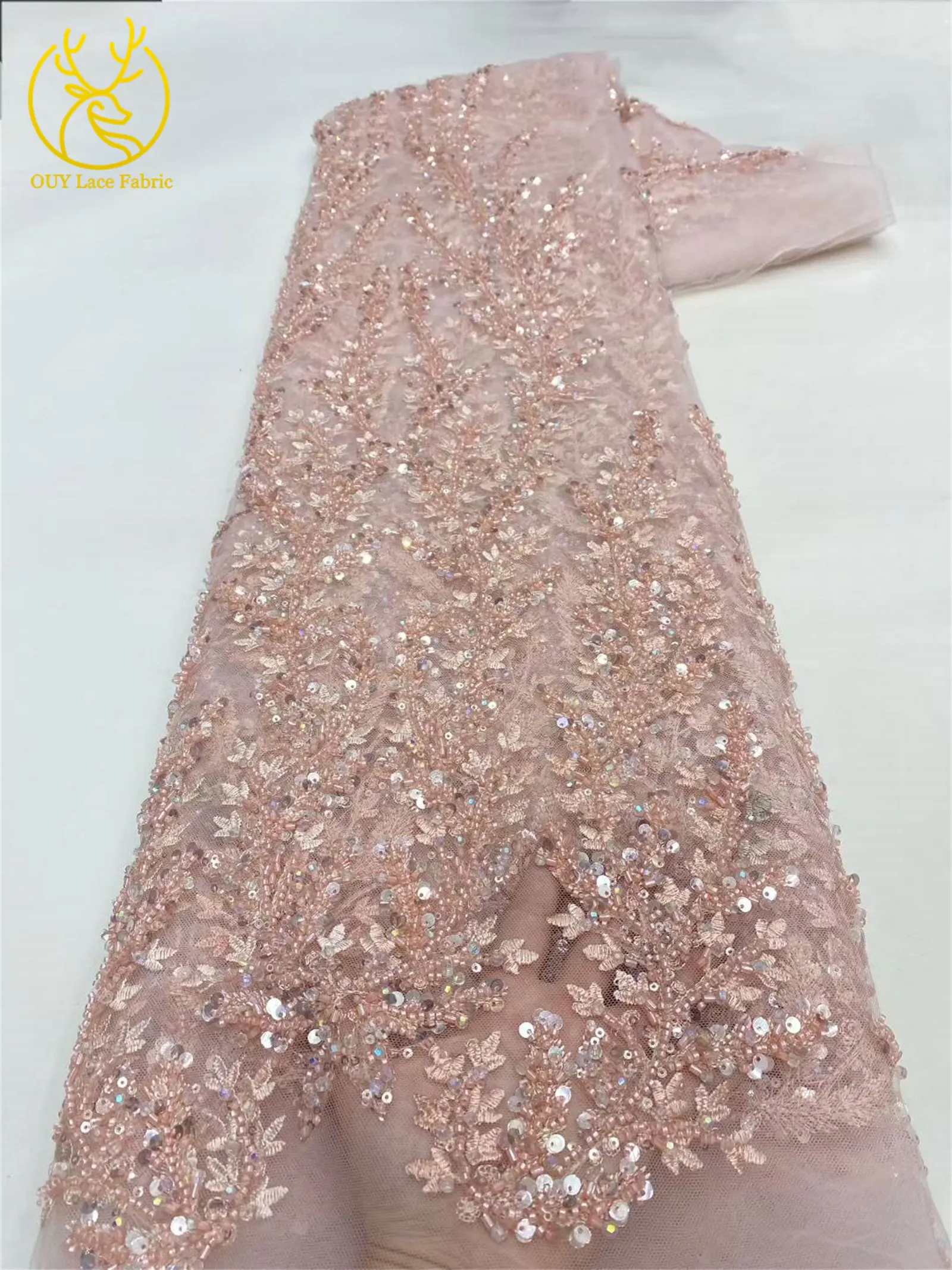 رائجة البيع الأفريقي مطرز أقمشة الدانتيل 2025 فرنسا أنيقة الترتر تول الدانتيل نيجيريا شبكة تول أقمشة الدانتيل لفساتين الزفاف