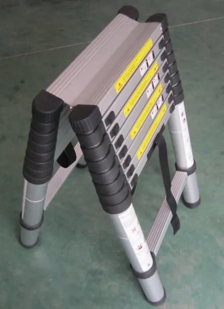 Rubber Feet Portable Extendable Retractable Folding Telescopic Ladder