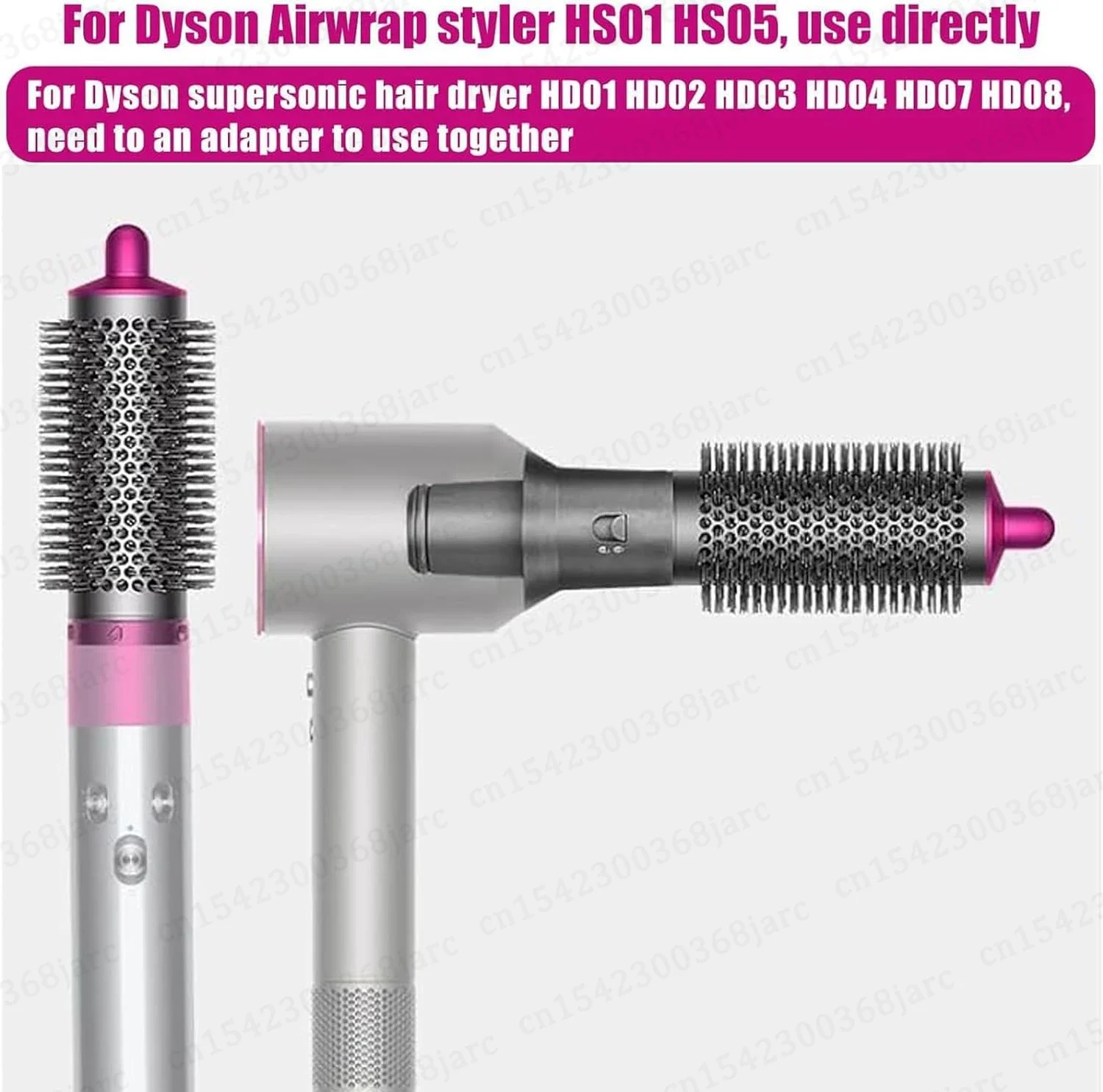 Upgraded Adapter Hair Dryer Automatic Curling Nozzle For Dyson Supersonic HD16 Nural Hair Dryer Accessories Cylinder Comb Nozzle