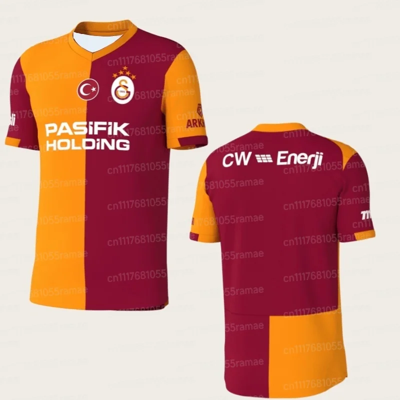 Neue 2026-27 Galatasaray Heim- und Auswärtstrikots, Schnell Trocknende Fan-T-Shirts, Atmungsaktive Sport-Fußballbekleidung im Familienstil – Detail 7