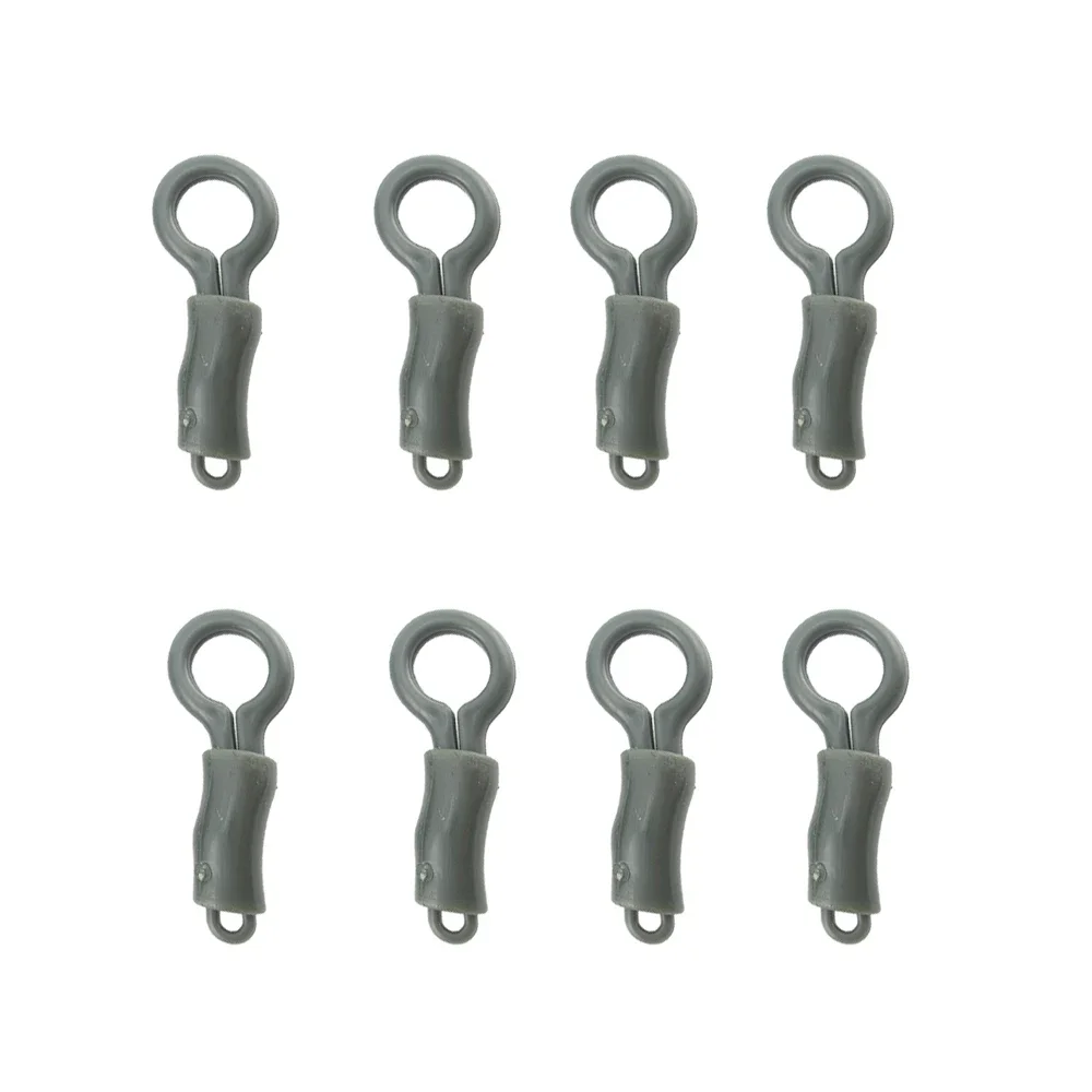 20pcs Carp Fishing Accessories Fishing Rubber Back Lead Clip With Sleeve Safety Carp Fish Tackle Connector fishing Tool