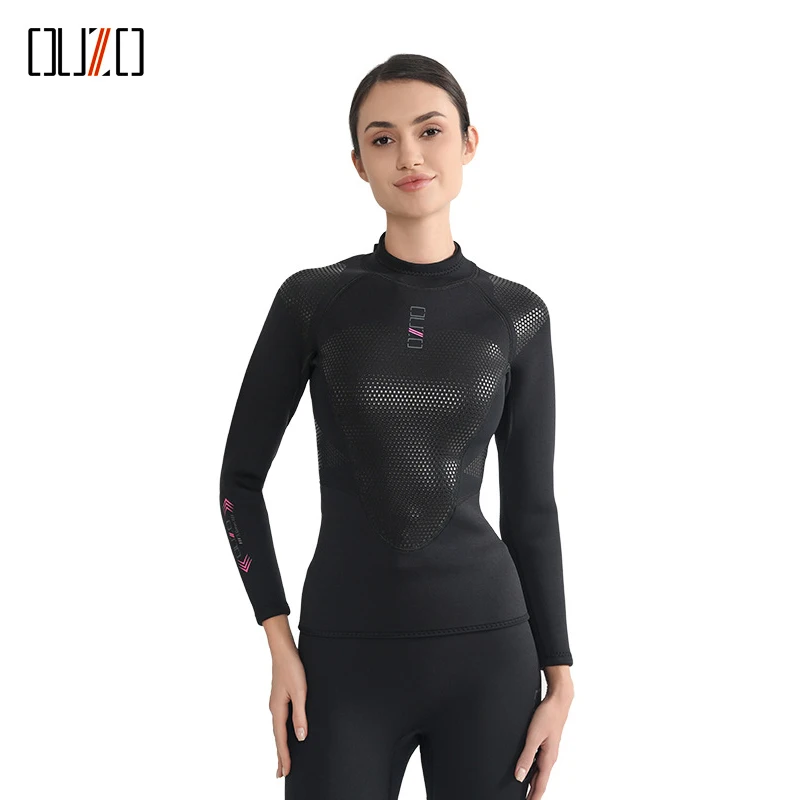 

3MM Neoprene Wetsuit Jacket Women Men Scuba Diving Suit Surf Snorkeling Underwater Spearfishing Fishing Kitesurf Equipment