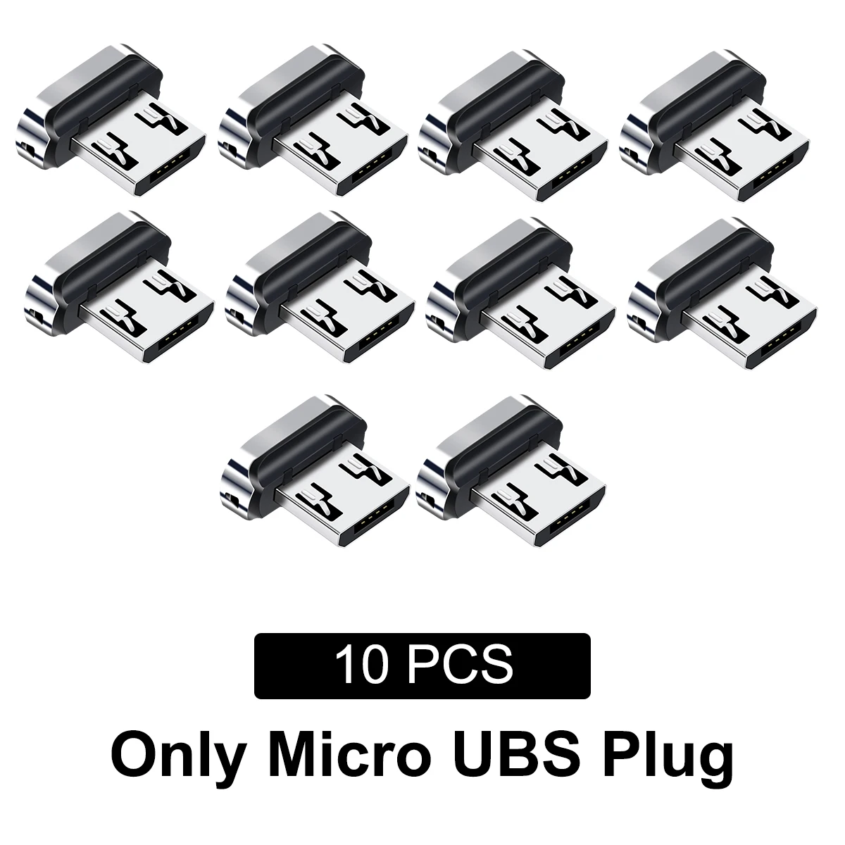 10Pcs Magnetische Spitze für Fonken Magnetische Kabel Typ C Micro USB Magnet Ersatzteil Handy Staub Stecker Adapter für android