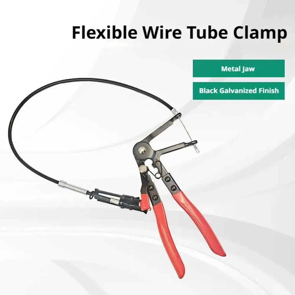 

Flexible Wire Long Reach Hose Clamp Pliers Auto Tools Removal Hand Tools Cable Type for Car Repairs Hose Clamp