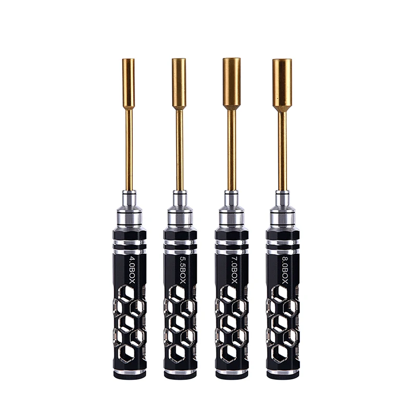 

4pcs Hex Socket Screwdriver Hexagon Nut Driver Tool Kits for RC Truck Car Model Building Repair Parts Toys TH22815