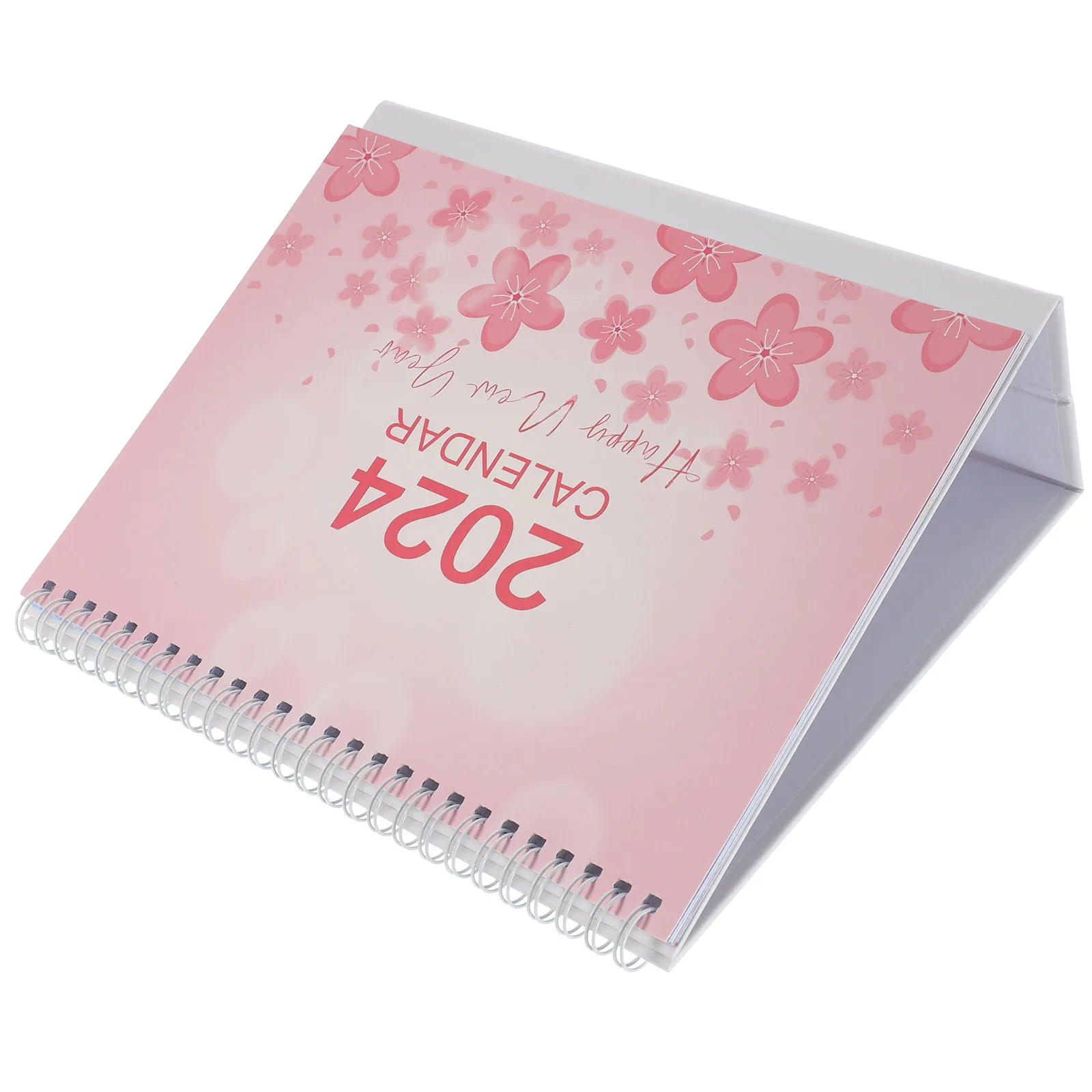

Floral Design Large Desk 2024 Monthly Memo Table Office Decorative Standing Hardcover Writing Paper Scheduling